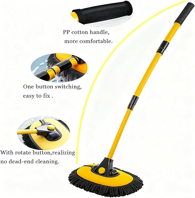 BMLEI Car Wash Brush with Long Handle